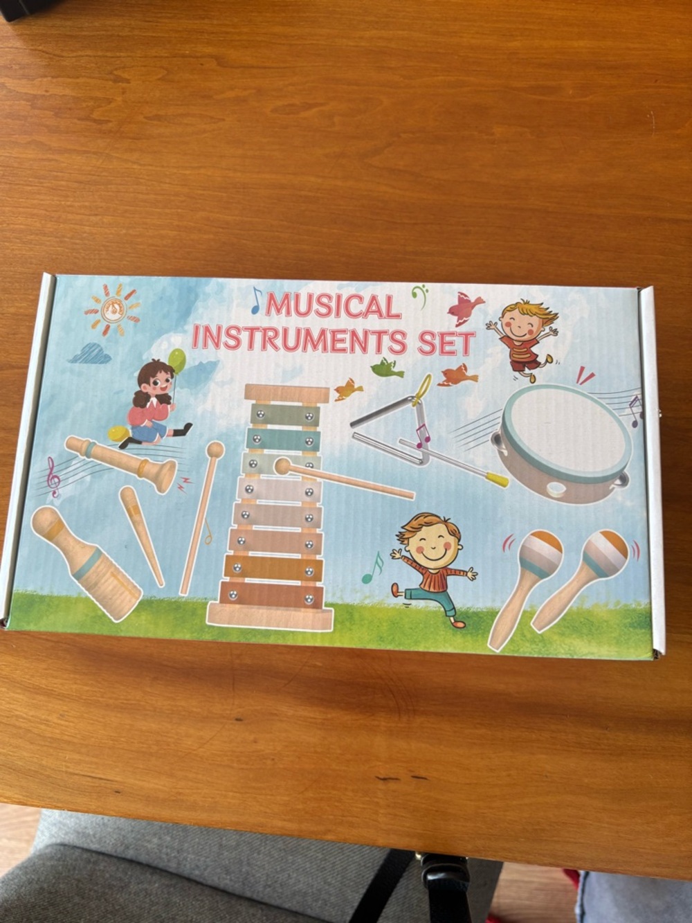 Musical Instruments Set - Kids Toy Percussion Set (Blue) new in box sealed